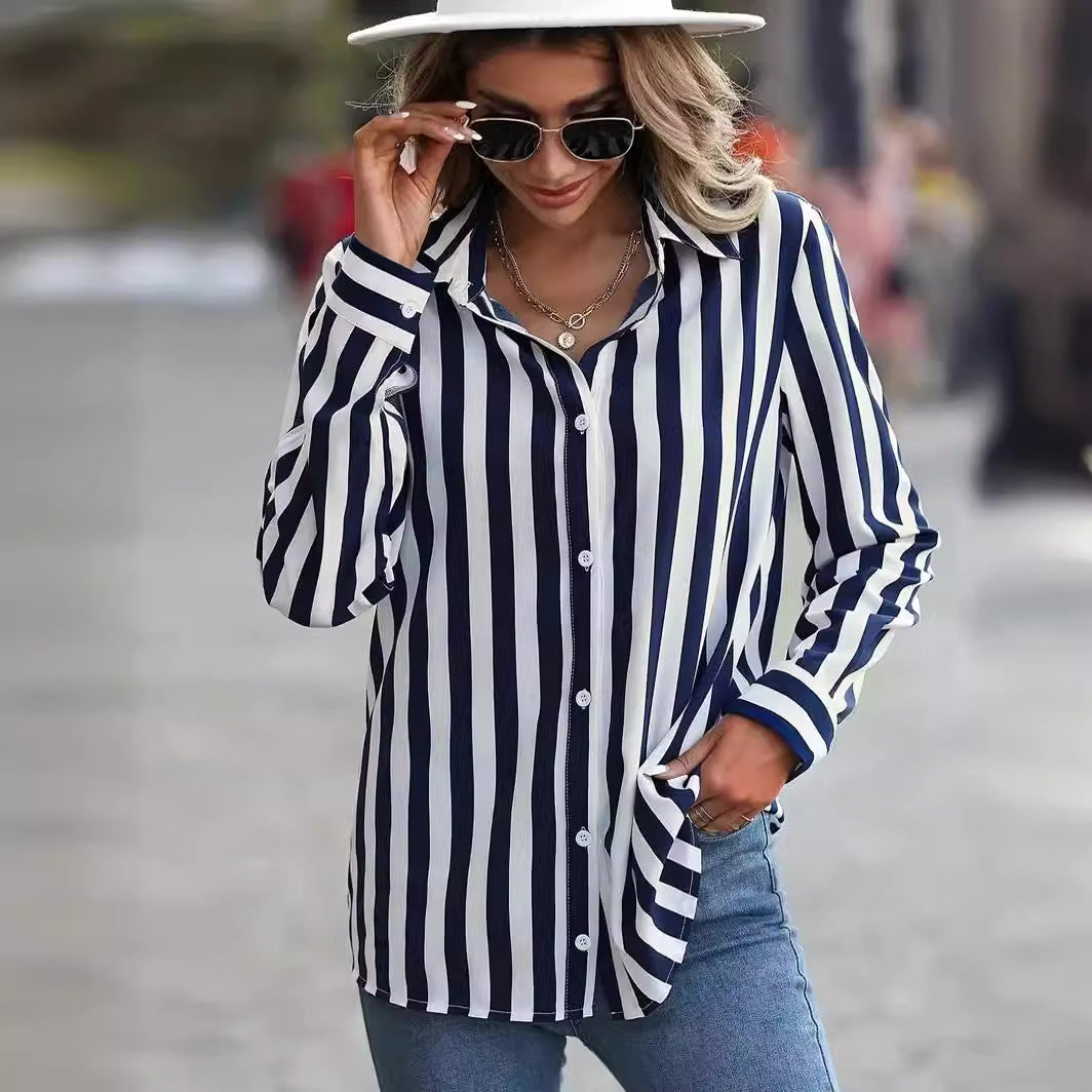 Striped Cardigan Top